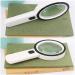 ES for Hobbies Reading Magnifier with 12 LED Lights Hand-held 30X Lens High-Definition Lighting Magnifier for Reading and Repairing Crafts Jewelry - Including AA Ba Better Life - Buy Online on GoSupps.com