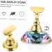 Housoutil 1 Set Nail Holder Magnetic Nail Stand Diy Nail Art Stand Manicure Training Stand Nail Display Stand Magnetic Base Nail Art Practice Stand Gem Japanese Crystal 3.5X3.5X2CM Colorful - Buy Online on GoSupps.com