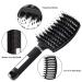 9PCS Hair Brush Set for Wet Long Thick Hair - Detangling Round & Paddle Brushes with Spray Bottle - Ideal for Wavy Curly Hair - Black (7 piece set) - Buy Online on GoSupps.com