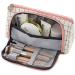 Buy KAXISS Spring Folders - Large Capacity Canvas Pencil & Cosmetic Pockets with Zipper | Stylish Stationery Folder for Boys & Girls - Buy Online on GoSupps.com
