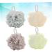 Housoutil 4pcs Large Bath Ball Shower Pouf - Premium Mesh Sponge for Relaxing Bath Experience - International Shipping Available - Buy Online on GoSupps.com