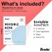 Brodio Invisible Acne Patch - Hydrocolloid Pimple Patches for Face - Breakouts Spot Treatment - Absorbing Acne Fluid - 2 Sizes (36 capsules/sheet) - Buy Online on GoSupps.com