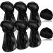 ASKNOTO 6 Pieces Silky Durags with Long Tail and 2 Pieces Satin Wave Cap  Do rags for Men 360 Waves