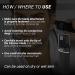 ZLADE Ballistic Nose & Ear Hair Trimmer - Waterproof Battery Operated Design Perfect Gift Stylish Black Trimmer - Buy Online on GoSupps.com
