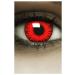 FXCONTACTS Colored Halloween Contact Lenses Red RED FLOWER 2 Pieces (1 Pair) Without Prescription