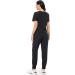 PuriPure Women's Classic V-Neck Scrub Set - Black, Size Medium | Nurse Scrub Set with 7 Pockets and Jogger Pants - Buy Online on GoSupps.com