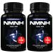 Liposomal NMNH 500mg Per Serving -NMN Supplement Alternative- 120 Capsules (Dihydronicotinamide Mononucleotide) NAD Supplement to Boost NAD+ Levels for Anti Aging (120) 60 Count (Pack of 2)