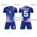 Personalized Laifu Football Jersey for Kids & Adults | Free Name Number & Team Logo | Sapphire Blue Football Shorts & Jerseys - Buy Online on GoSupps.com