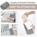 3 Pack Reusable Microfiber Spray Mop Pads - Washable Flat Replacement Heads for Dust, Wet or Dry Floor Cleaning - Grey - Buy Online on GoSupps.com