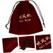 FOMIYES 1pc Hair Dryer Storage Bag Travel Makeup Bags Flannel Drawstring Bags Jewelry Holder Jewelry Rack Claret 30x26cm - Buy Online on GoSupps.com