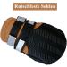 Reestboo Non-Slip Dog Shoes - 4 Pack Winter Booties with Reflective Straps & Velcro Fasteners for Small Dogs - Brown - Ultimate Pfot Protection - Buy Online on GoSupps.com