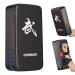 Overmont Taekwondo Kick Pads Boxing Karate Pad PU Leather Muay Thai MMA Martial Art Kickboxing Punch Mitts Punching Bag Kicking Shield Training 1PC black