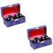 Ultechnovo 4 pieces massage globe acupressure hand training equipment tool massage ball massage balls for adult hand bales massage yoga the ball roll training ball metal ball old