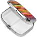 Colorful Stripes Square Pill Box | Portable Medicine Organizer for Travel - International Shipping Available - Buy Online on GoSupps.com