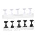 2 Sets Nail Holder Fingernail Display Stands Nail Tip Practice Holder Nail Art Practice Stands Nail Practice Stands Nail Stand Nail Practice Holder Acrylic Checkerboard Crystal