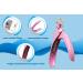 Buy SMI Pink Acrylic Nail Clipper - Stainless Steel Manicure Tool for Gel & False Nails - Buy Online on GoSupps.com