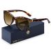 EASY READ Bifocal Reading Sunglasses for Women Fashion Sun Readers UV400 Protection(Magnification 2.50 Demi) 1-turquoise (Sun Readers) 2.5 x