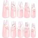 French Tip Press on Nails - Long Press On Nails with Nail Tips Pink flower bowknot Design pearl love heart false nails press on nails Acrylic False Nails Cute Artificial Nails - Buy Online on GoSupps.com