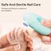 NCVI Electric Baby Nail Trimmer & File Set - Safe Clippers for Newborns to Toddlers - 8 Grinding Heads - Blue - Buy Online on GoSupps.com