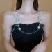 Wiwpar Silver Rhinestone Tassel Snowflake Flower Body Chain | Layered Bikini Harness & Wedding Party Accessories for Women - Buy Online on GoSupps.com