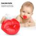 Buy Funny Lips Baby Pacifier | Food Grade Silicone Teether - Massaging Dummy (Red) - Safe & Fun for Babies - Buy Online on GoSupps.com
