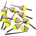 LSHEL Fishing Floats - 10pcs Cork Float Set 2g 7.5cm / 2.95inch - Ideal for International Fishing Adventures - Buy Online on GoSupps.com