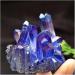 Blue Crystal Titanium Bismuth Silicon Cluster Rainbows Natural Stones and Minerals - Buy Online on GoSupps.com