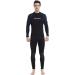 Lemorecn Men's Wetsuit Neoprene Full Body Diving Suit 3/2mm and 5/4mm - Black+Blue, Large | 16 Sizes Available - Buy Online on GoSupps.com