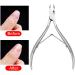 Silver Nail Cuticle Nipper Nail Cutter Scissor Manicure Nail Art Tools A Light And Portable Travel Suit - Buy Online on GoSupps.com