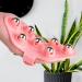 Shop Pink Palm-Shaped Massage Roller with Metal Balls - Premium Women's Body Care Tool - Buy Online on GoSupps.com