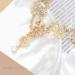 Jovono Boho Flower Head Chain | Gold Pearl Headband | Stylish Pearl Hair Accessories for Women & Girls - International Shipping - Buy Online on GoSupps.com