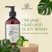 Read The Label - Organic Hand & Body Wash with Pure Essential Oils Bergamot & Grosso Lavender - Gently Cleanses Moisturises & Soothes 300ML - Buy Online on GoSupps.com