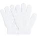 Healifty Exfoliating Gloves - Soft Bath Towel Five Finger Exfoliation Set (White) - 8 Pack | Premium Skincare Essentials for Smooth Skin - Buy Online on GoSupps.com