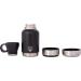 RUFF PUPS 32oz Stainless Steel Dog Water Bottle with Attached Bowls - Vacuum Insulated, Leak Proof for Travel & Outdoor Activities - Buy Online on GoSupps.com