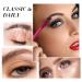 4D Hair Stroke Brow Stamp Brush Set with Eyebrow Concealer Contour Brush - Light Brown - Buy Online on GoSupps.com