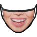 Amyglin 3D Motif Funny Mouth Protection Bandanas - Washable & Reusable Dustproof Neck Gaiter (One Size A041) - International Shipping Available - Buy Online on GoSupps.com
