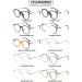 Buy Vevesmundo Blue Light Filter Reading Glasses - Metal Large Round Nerd Glasses for Men | Anti-Blue Light | +0.5 to +4.0 | 1 Piece Transparent Blue - Buy Online on GoSupps.com