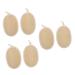 FRCOLOR 6 Pcs Loofah Bath Ball Back Loofah Wipe Bathing Scrubber Natural Loofah Towel Bath Towel Bath Body Cleaner Exfoliating Bathing Tool Body Cleaning Supply Loofah Bathing Towel 16x11x0.6cmx3pcs Beigex3pcs