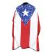 King Midas EmpirePuerto Rico Flag Barber Cape - Boricua Hair Cutting Cape - Water Proof with Snap Button Neck Band