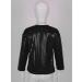 Jhaoyu Kids Shiny Sequins Long Sleeve Dance Top - Black, 9-10 Years - Buy Online on GoSupps.com