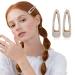 2PCS Big Silver Glitter Rhinestone Hair Clips for Women - Stylish Gold & Yellow Hair Accessories - Buy Online on GoSupps.com