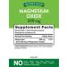 Nature's Truth Magnesium Oxide 500mg Capsules - 90 Count | Non-GMO Gluten Free Supplement - Buy Online on GoSupps.com