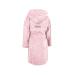 Yoursurprise Personalized Children's Baden with Names - White Bathrobe for Children from Super Soft Ferry with a beautifully embroidered name 110-116 Rosa