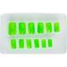 Artificial Neon Green Nails - Airbrush Fake Nails for Women | 80s Carnival Costume Accessories - Buy Online on GoSupps.com