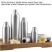 Zeoabsy 4-Pack 100ml Silver Aluminum Bottles with Gold Screw Lids - Ideal for Cosmetics Travel & Hotels - Buy Online on GoSupps.com