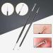 LANTRO JS Pimple Popper Tool Kit 10pcs Blackhead Remover Tool Needles Carbon Steel Comedone Extractor Tools for Removing Pimple Blackheads Zit on Face Acne Removal Kit with Case(Black) - Buy Online on GoSupps.com