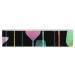 Colorful Wine Glasses Resistance Bands for Working Out Non-slip Legs Booty Yoga Straps Physical Therapy Aids