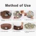 40CM Smokeless Moxibustion Cushion Round Solid Wood Sitting Moxibustion Bench 360 Rotatable Vent Adjust Temperature Moxibustion Heating Pad for Yoga Relax Body Relax - Buy Online on GoSupps.com