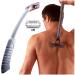 BRO SHAVER, Back Shaver for Men (DIY) Back & Body Hair Trimmer. Shave Wet or Dry. No Expensive Refills - Uses Double Edge Razor Blades. 15 Blades Included. Ergonomic Handle Large