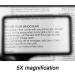 Rectangle 5X Handheld Magnifier for Reading Books Map Hobbies Learning Fault Finding Better Life - Buy Online on GoSupps.com